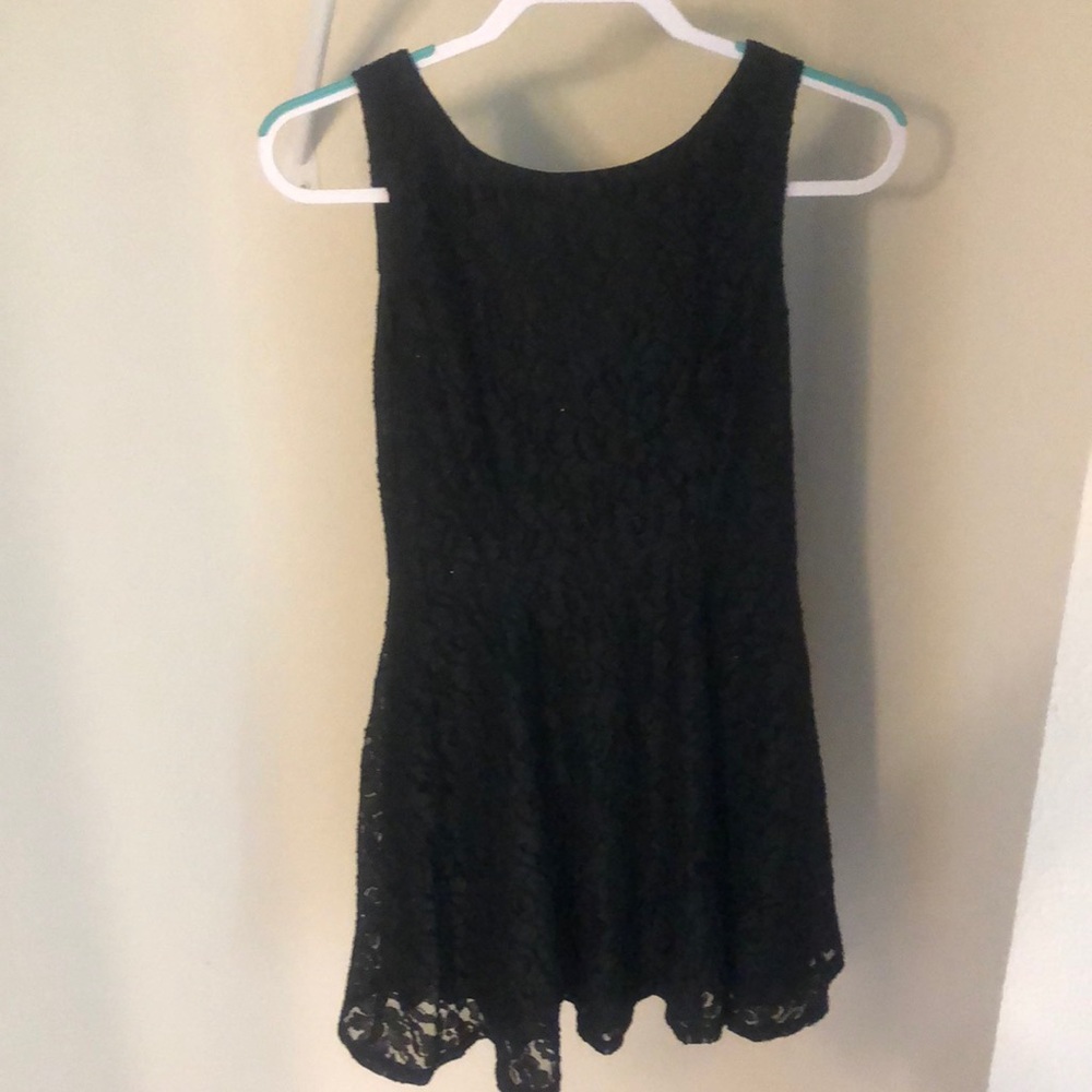 Black lace sparkly dress!